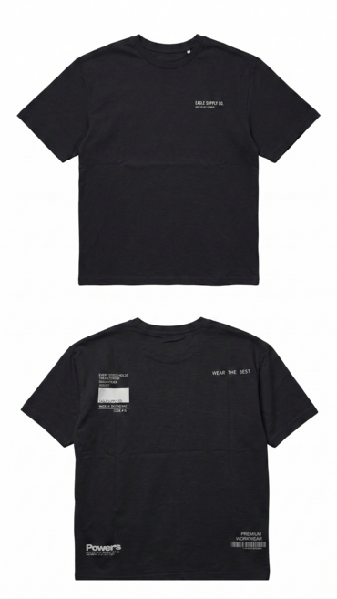 이글서플라이 남녀공용 소로나 그래픽 반팔 티셔츠