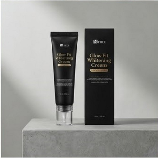 MTREE 글로우핏 화이트닝 톤업크림 올인원 수분 자생 광채 생기 미백 기능성 엠트리, 50ml 1개