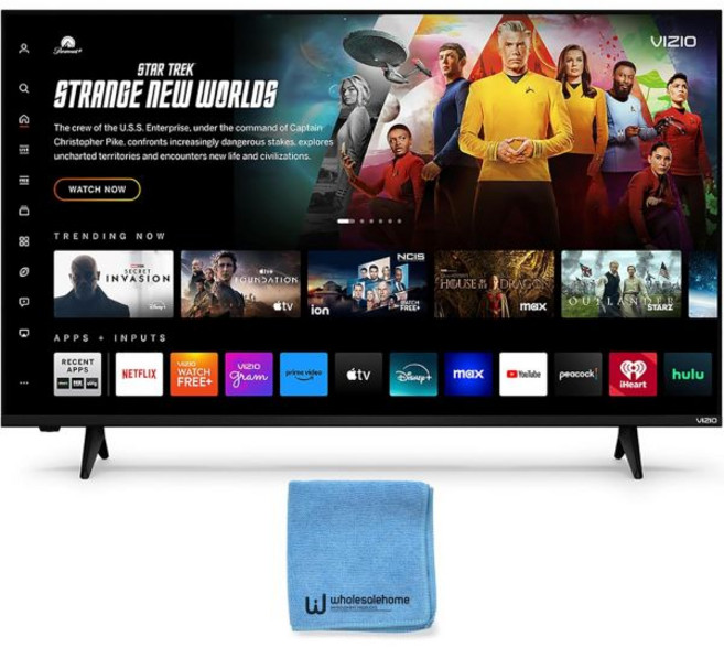 비지오 스마트 TV 43인치 FHD 1080P 풀 배열 LED 텔레비전 HDR10 블루투스 HDMI VRR 내장 스피커 에어플레이 2