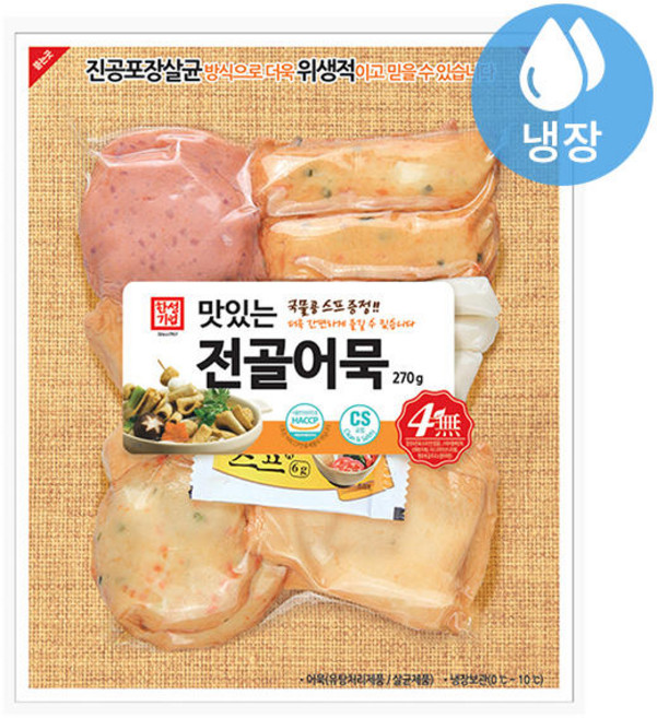 한성기업 맛있는 전골어묵, 270g, 3개