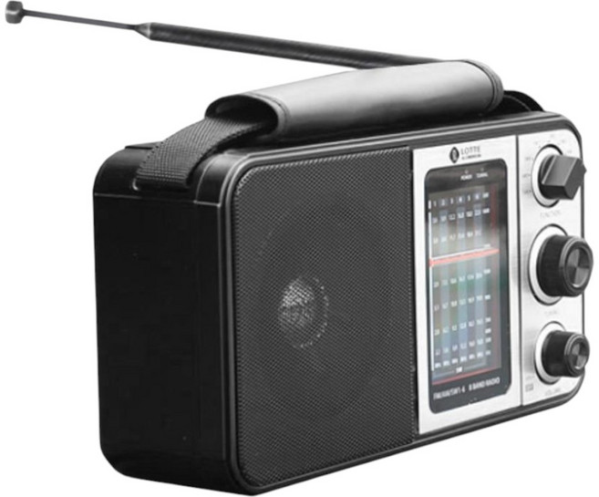 휴대용 소형 라디오 재난대비 AM FM 해외방송 가능 캠핑 미니