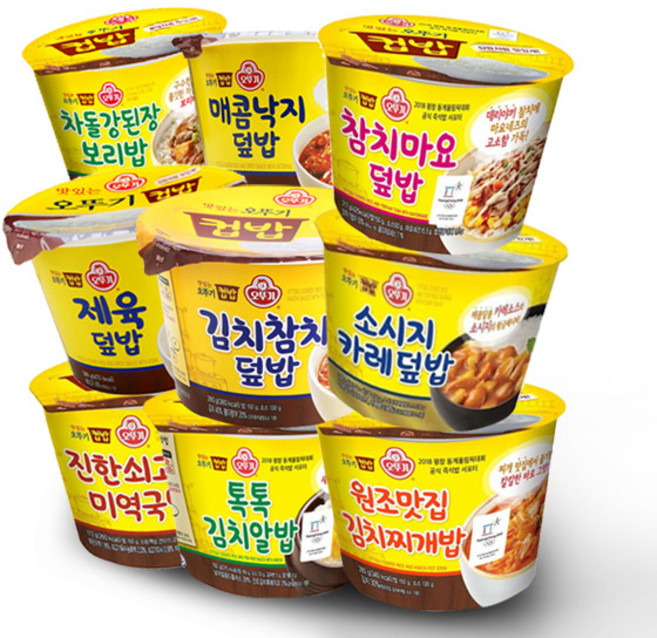 [디보스마켓]오뚜기 컵밥 세트, 310g, 1개