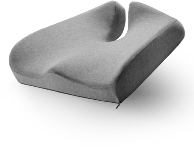 딥레스트 기능성방석 꼬리뼈방석 메모리폼 직장인 허리쿠션, 기능성방석(라이트그레이)