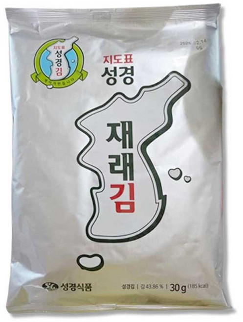 지도표성경 재래전장김 행복E세트 30g, 20개