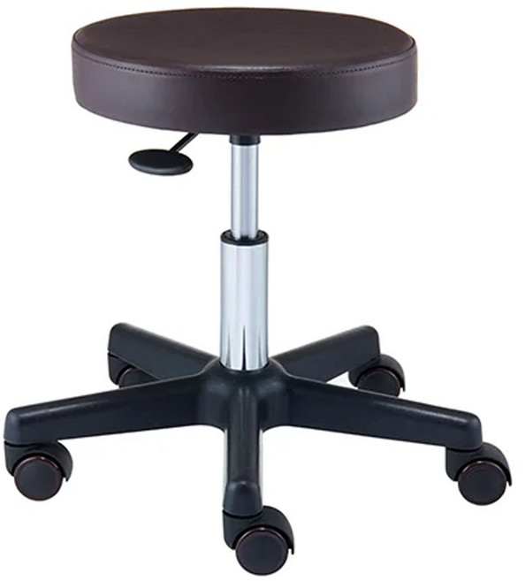 세븐뷰티 미용 피부 병원 보조의자, Brown