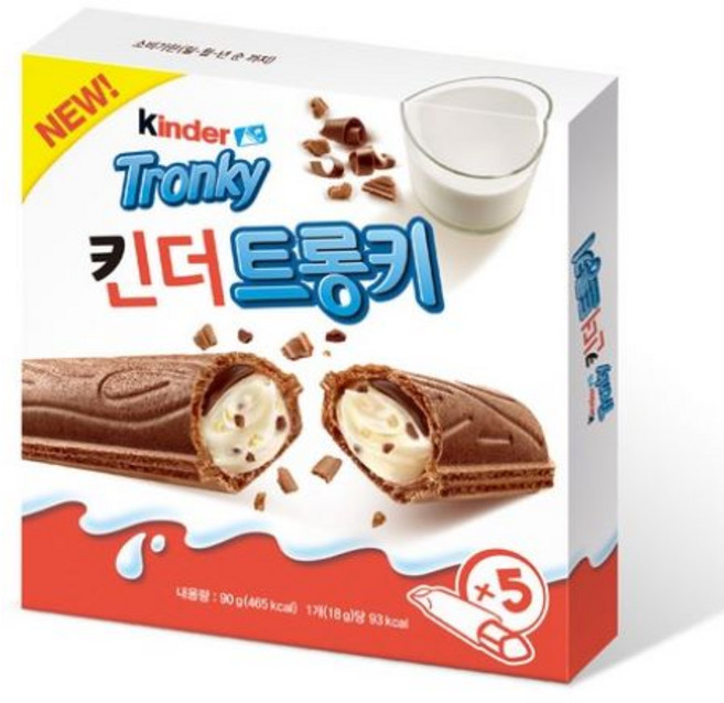 킨더 트롱키 초콜릿, 90g, 1개