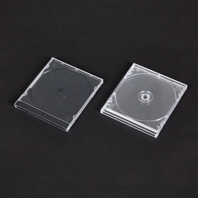 케이스 CD 1P 일반 쥬얼 조립 5개 국산 투명, 투명 5개
