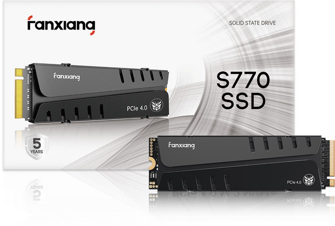 fanxiang M.2 ps5 ssd 히트싱크 NVMe방열판 7400MB/s, S770, 1TB