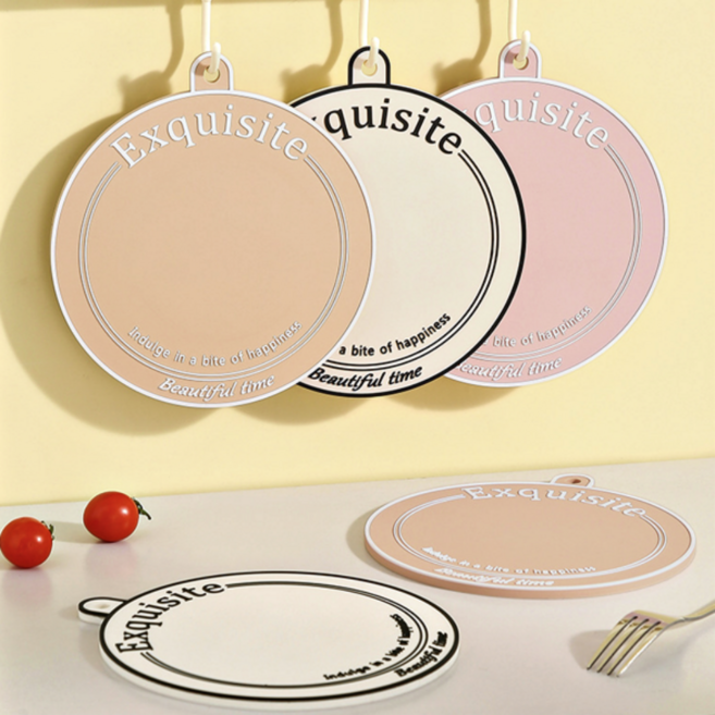 우디밸리 논슬립 실리콘 냄비 받침 세트, 1세트, 화이트+오렌지+핑크