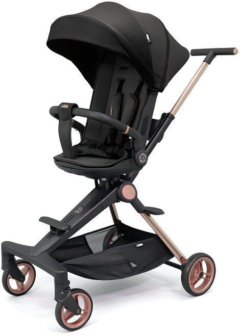씨투엠뉴 에이블 스핀 플러스 트라이크 휴대용 유모차, 블랙