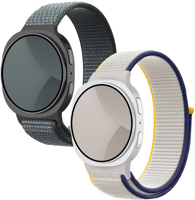 아이메이드잇 갤럭시워치 호환 스포츠루프 2개입 세트, 세트 12. 다크블루 + 씨솔트 워치 8 전용, 1개