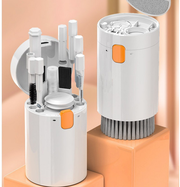 레모릭스 에어팟 이어폰 카메라 키보드 다용도 클리너 청소키트, 블랙, 1개