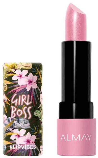 Almay Lip Vibes 립스틱 비타민 E 오일 및 시어 버터 함유 매트 피니시 저자극성 Eat Cake 4g(0.14온스), 1개, 020 Girl Boss - 쿠팡