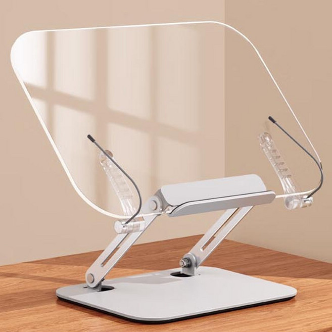 메이크잇업 투명 아크릴 독서대 고정형 회전형, 아크릴 독서대 [기본형]