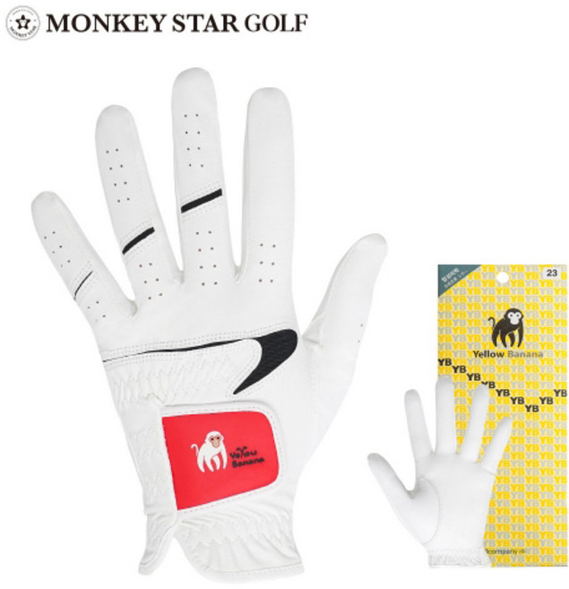 옐로우바나나 골프장갑 합피 남성 왼손 연습용 필드용 합성피혁 스마트폰 터치 가능