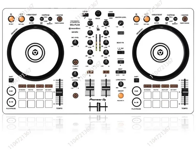 DDJ-FLX4 필름 올인원 머신 flx4 컨트롤러 디스크 플레이어 ddjflx4 스티커 화이트, 01 FLX4 film