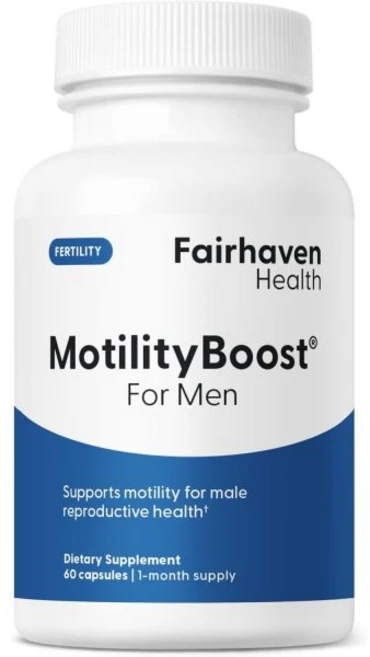 Fairhaven Health 페어헤이븐 헬스 모틸리티부스트 남성용 운동성 강화를 위한 남성 프리네이탈 생식 보조제 그를 임신 전 보충제로 L-카르니틴 비타민 B12 B6 Co, Fairhaven Health 남성을 위한 페어헤이븐, 1개, 60정 - 쿠팡