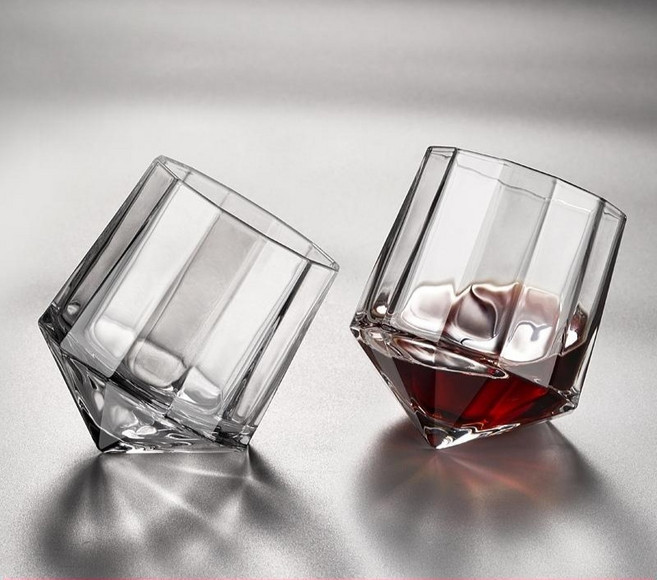 다리없는와인잔 피크닉 캠핑와인잔 양주 세트 투명, 2개