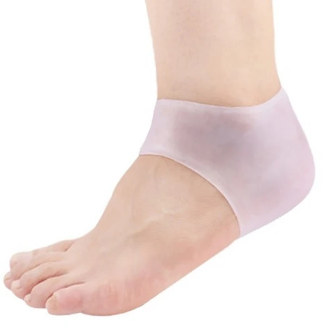 PU_발 뒤꿈치 보호 젤 패드, 5P 화이트 - 쿠팡