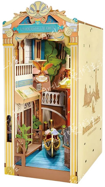 Rolife 若來 浪漫威尼斯 DIY小屋, 白, 1個