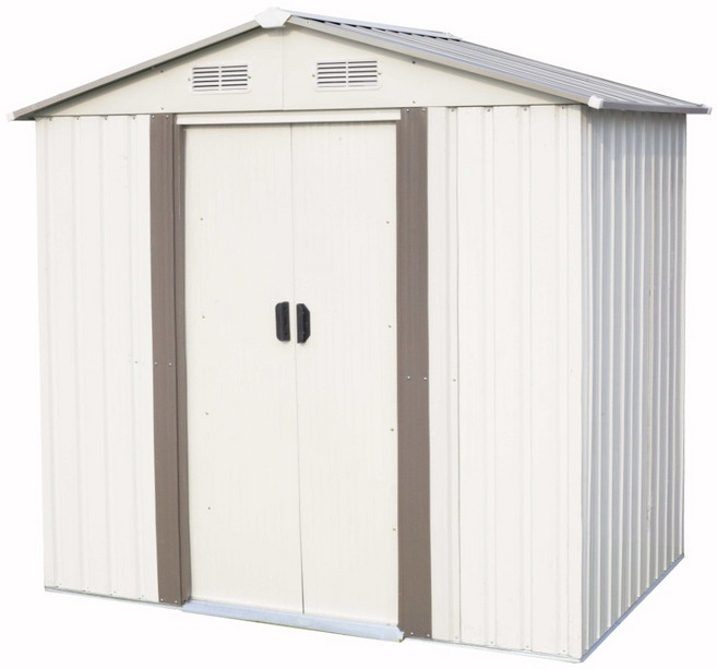 케이가든 조립식 창고 storage 스틸 이동식 야외창고 8타입, 05.루프스탠다드(화이트)