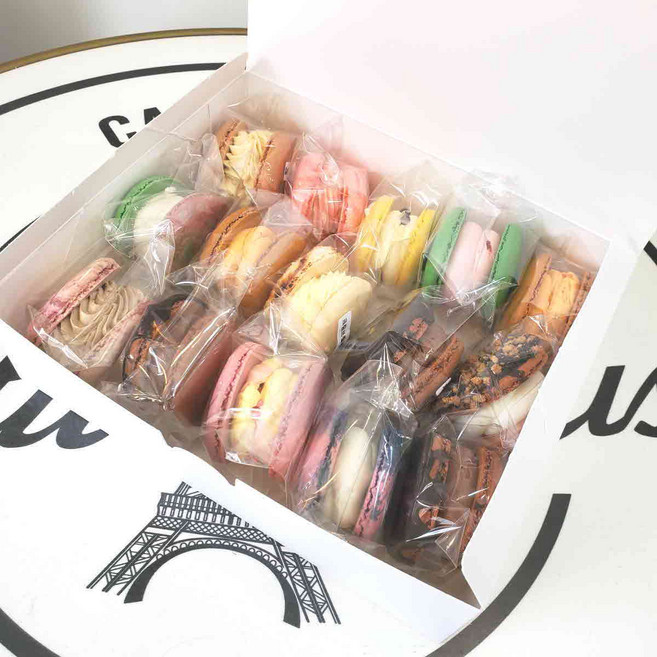 마카롱팝 프리미엄 마카롱[뚱카롱] 30구 랜덤세트, 1개, 50g