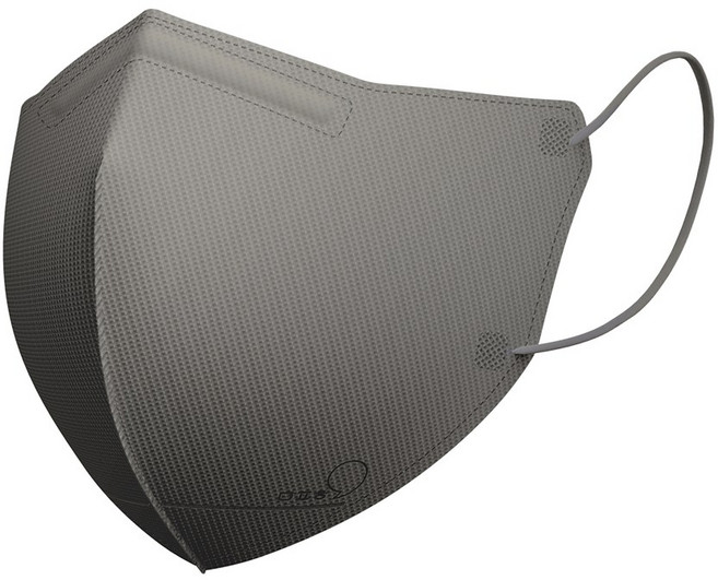 [1매입] 개별포장 KF-94 맘편히 컬러 새부리형 미세먼지 황사 보건용 일회용 마스크 100매, 100개입, 1개, [1매입] 그레이