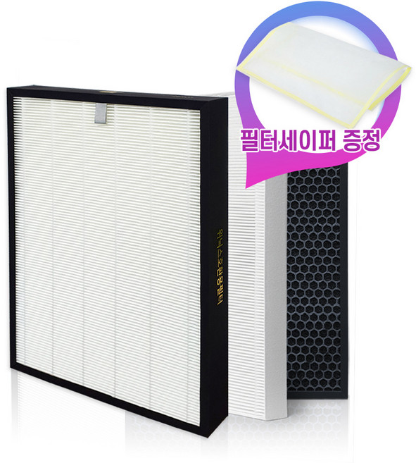 [필터왕국]위닉스 타워XQ600 공기청정기필터 ATXH663-HWK필터, 1세트, 타워XQ 일반형 세트(헤파+탈취)