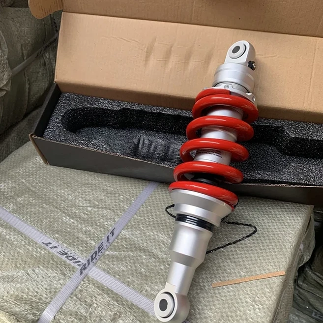 혼다 CB190R/X Yamaha YZF R25 R3 MT-03 BMW KTM390/RC390 용 오토바이 충격 흡수 장치 후방 서스펜션, 01 white red, 1개