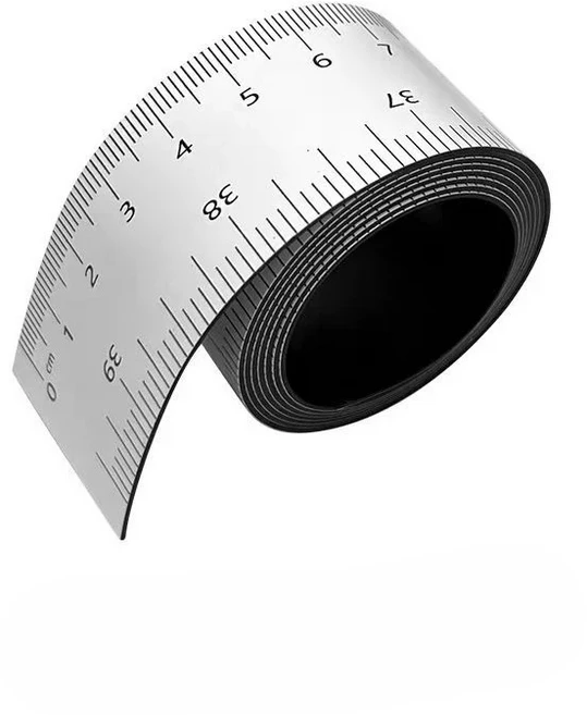 인치와 센티미터 모두 가능한 유연한 자석 자 자, 02 White