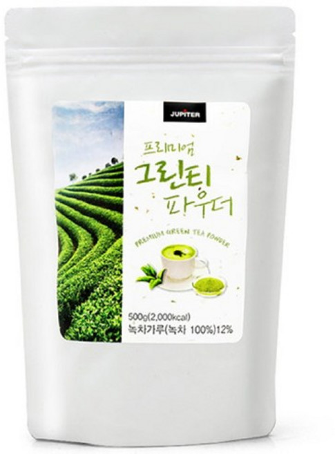 쥬피터 프리미엄 그린티 파우더 500g, 1개