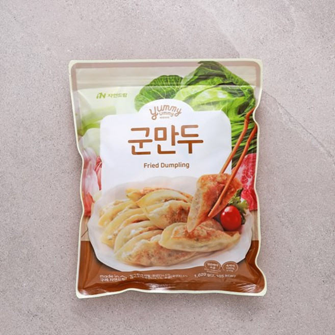 자연드림 군만두(벌크), 1개, 1.02kg