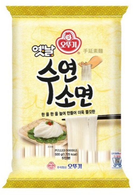 오뚜기옛날 수연소면, 500g, 2개