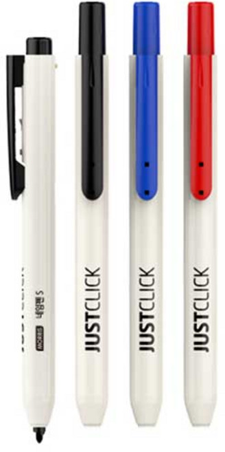 모리스 저스트클릭 네임펜S 낱개, 청색