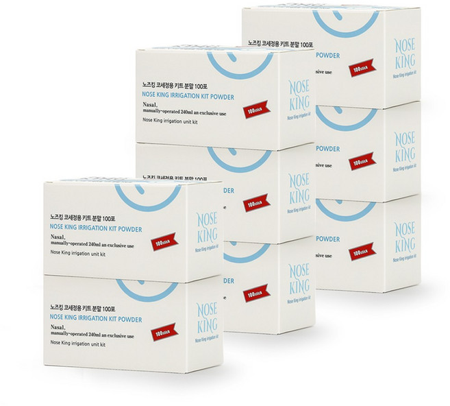 노즈킹 코세척분말 100포, 8개