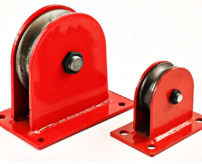 대형도르래 베어링 휠 롤러 풀리 바퀴 도르레 와이어 리프팅, 1개