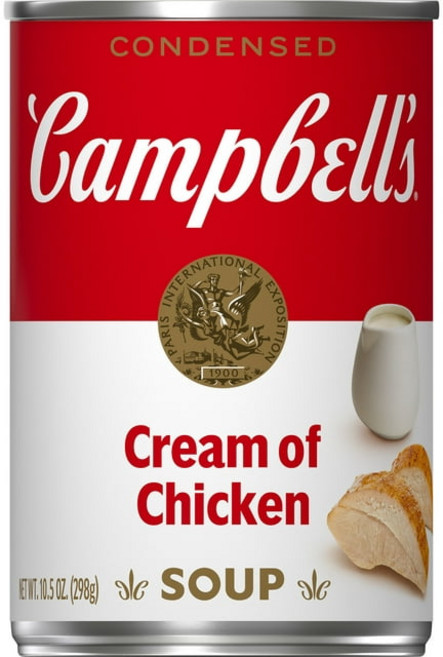 Campbell's 농축 크림 치킨 스프 통조림 (298g) x8캔 Condensed Cream of Chicken Soup, 298g, 8개