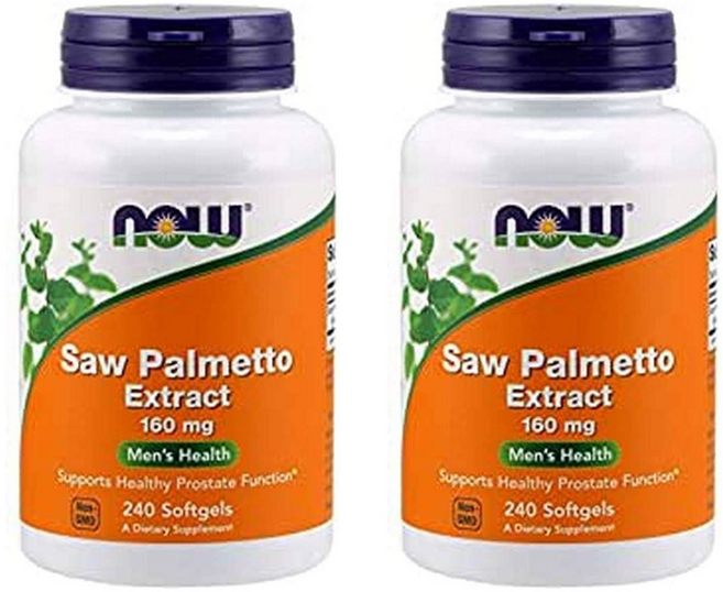NOW Foods 쏘팔메토 추출물 160 mg 240소프트젤 2팩, 240 Softgels