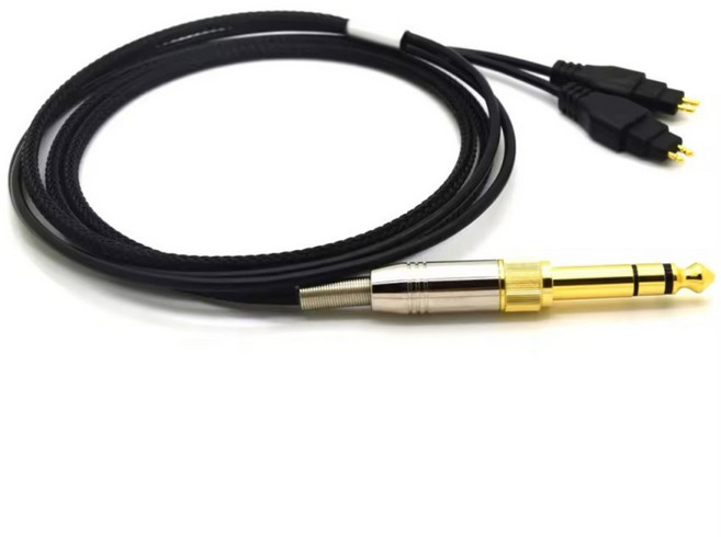 HD660S2 HD600 헤드셋 헤드폰 케이블 HD650 HD6XX 선 1.2M 블랙, 1세트