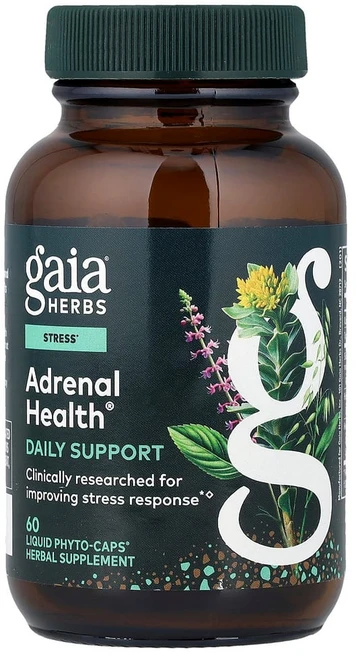 가이아허브 아드레날 헬스 보조제 60 식물성 액상 파이토 캡슐, GAI40300, 1개 - 쿠팡