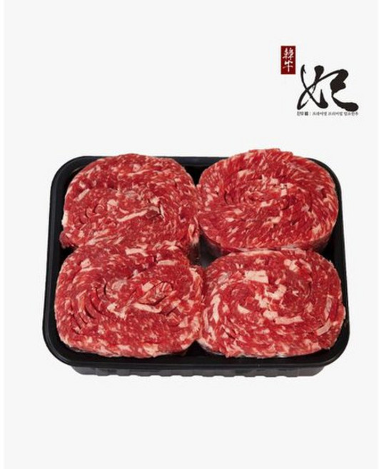 한우비 [냉장] 1++(7)(8)등급 한우암소 정육불고기(설깃.설도) 180g, 한우비 [냉장] 1++(7)(8)등급 한우암소 정육불고, 1개