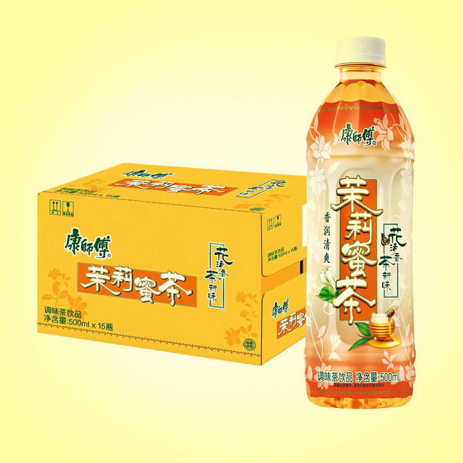캉스푸 말리꿀차, 500ml, 15개