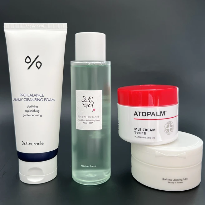 BeautyBOX21/Cleansing Foam 150ml+AHA/BHA toner 150ml+MLE cream 100ML+cleansing balm 100ml, 1개 - 쿠팡