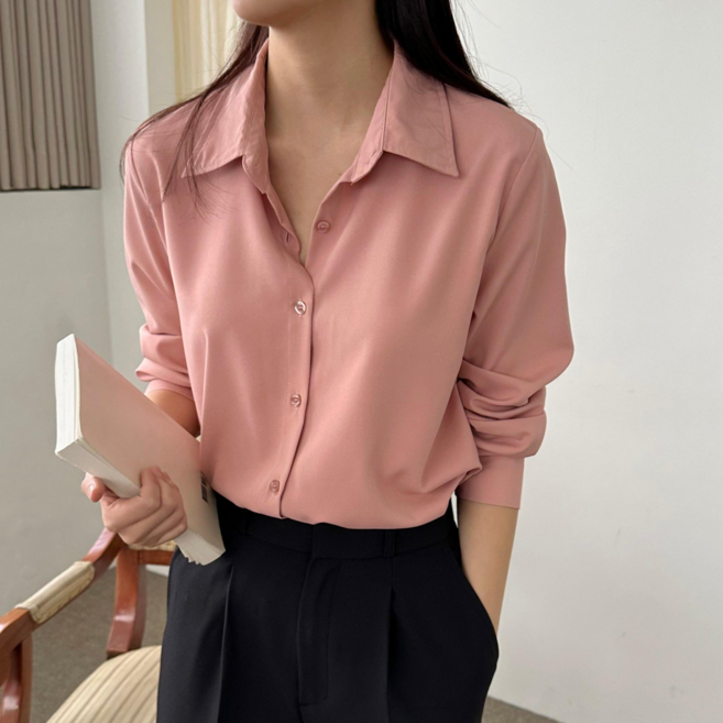 루나제이 여성 블라우스 구김없는 여자 셔츠 링클프리 14가지 컬러