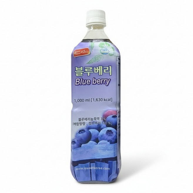 블루베리 1000ml/스위트코리아/아이스티/에이드원액, 1L, 1개