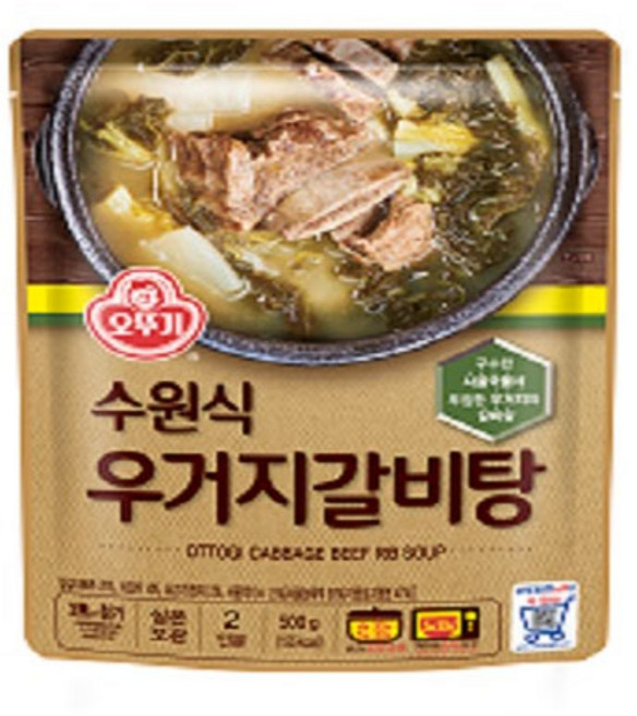 오뚜기 수원식 우거지갈비탕, 1개, 500g