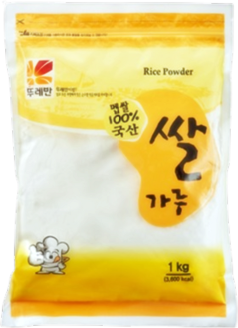 뚜레반 국내산 쌀가루, 1kg, 40개