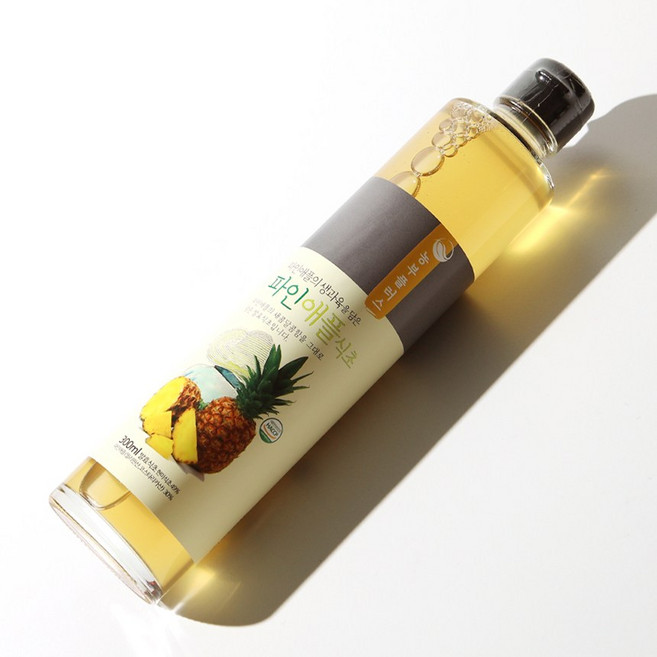 농부플러스 사과식초 수제 파인애플식초 다시마식초 자연발효 식초 300ml, 1개