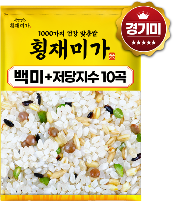 횡재미가 영양담은쌀 (백미80+저당10곡) 10kg, 상등급, 1개