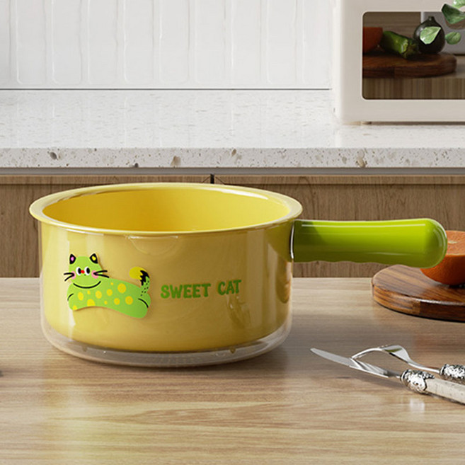 DANGZ 가정용 주방 이중 물빠짐 바구니 세척 과일 채소, 1개, 옐로우